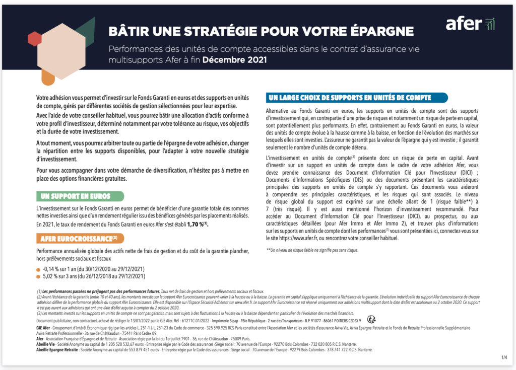 Que Penser De L’assurance-vie Afer En 2024