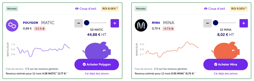 feel mining staking cryptos