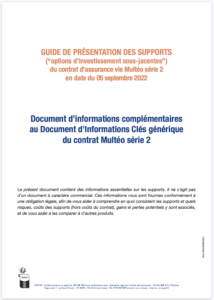 supports assurance vie gmf multeo