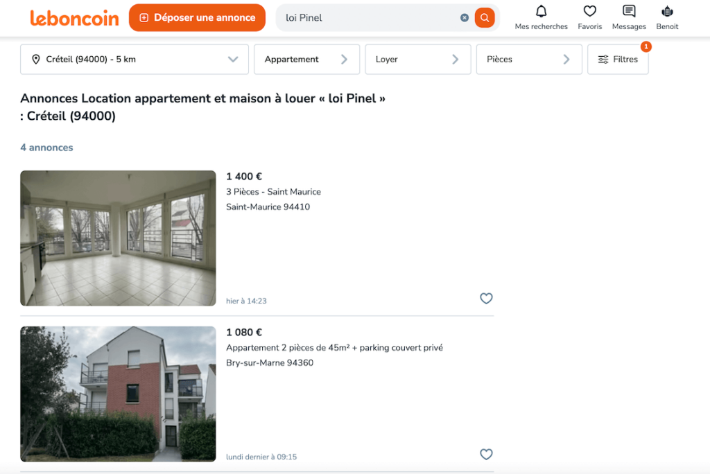 leboncoin recherche pinel