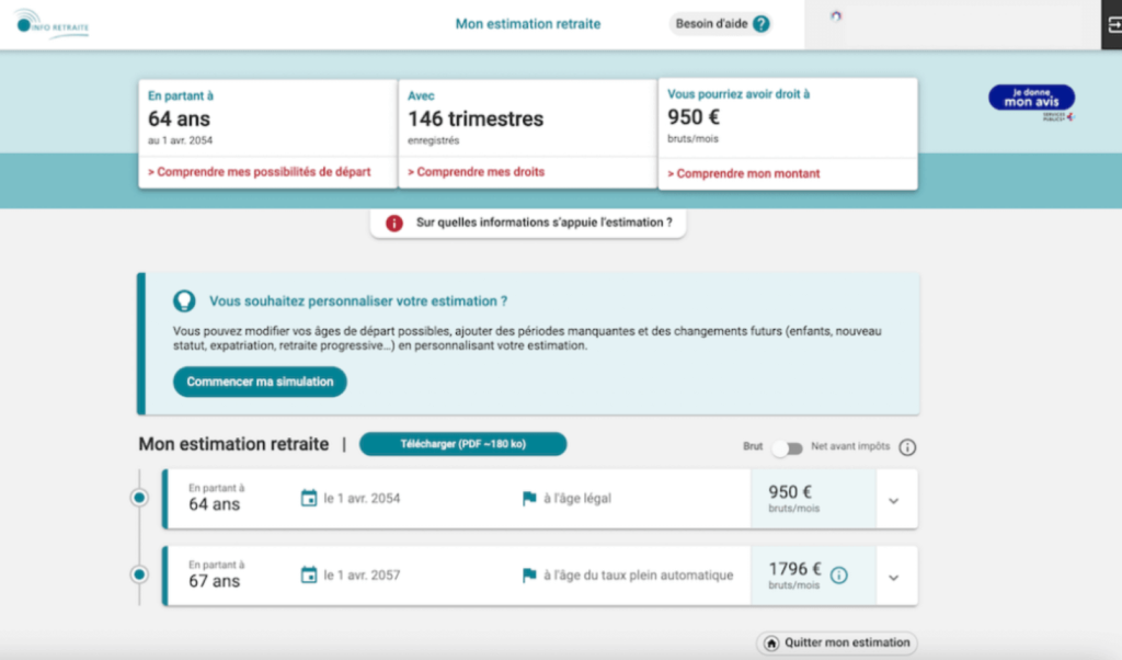 compte info retraite