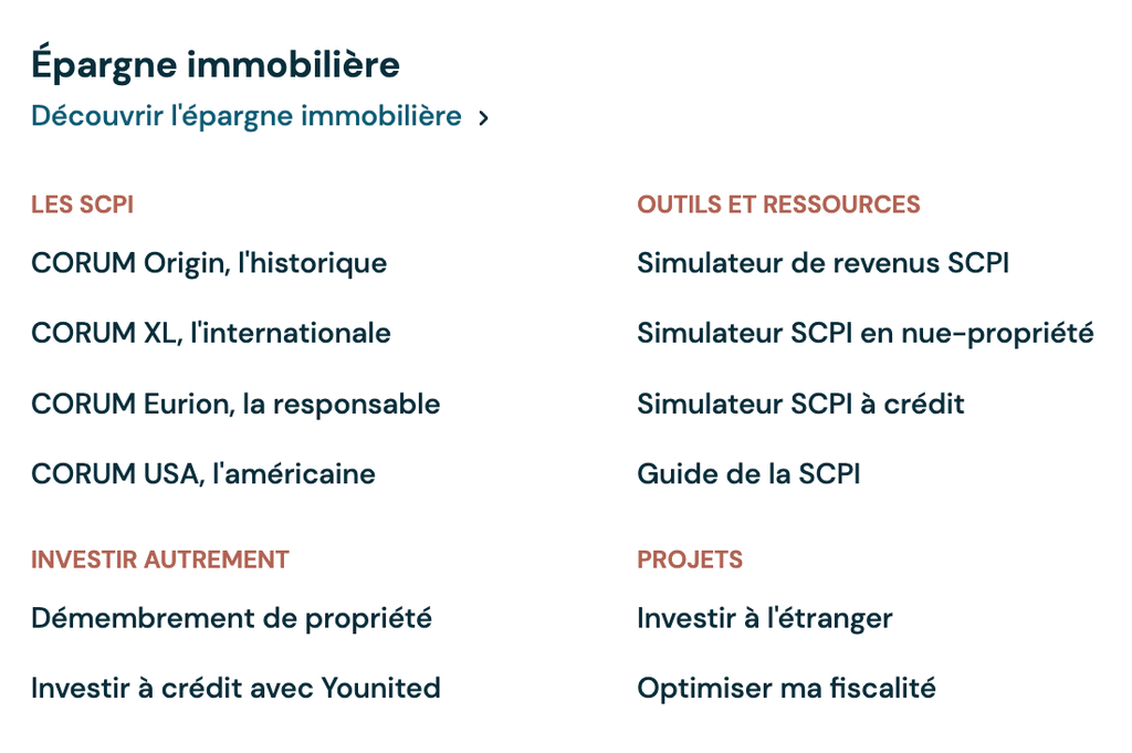site corum scpi r start